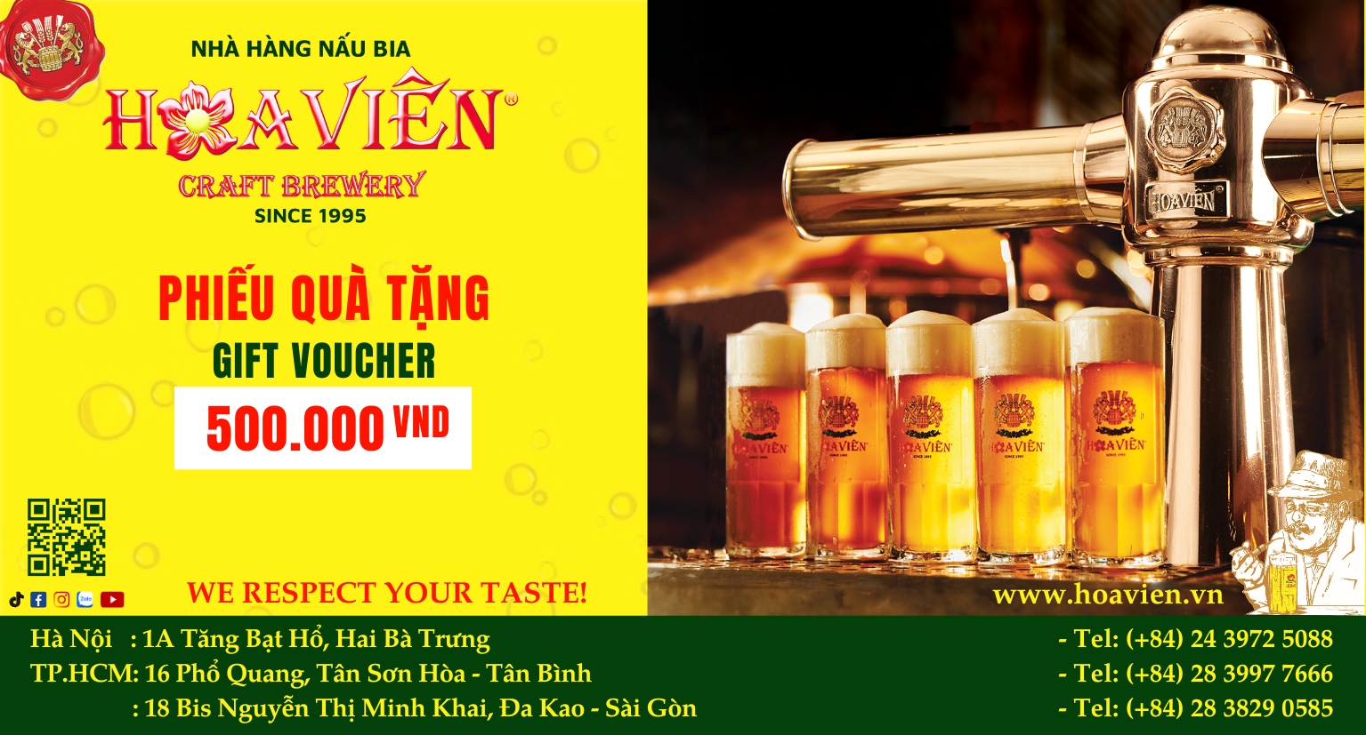 Hoa Vien Gift Voucher 500K