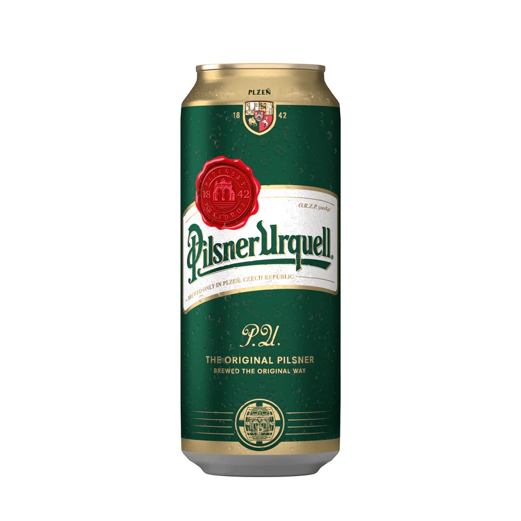 Bia lon Pilsner Urquell 500ml (Cộng Hòa Czech) (Thùng 24 Lon) - Giá Ưu đãi đặc biệt